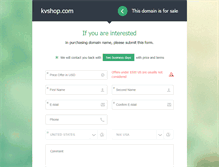 Tablet Screenshot of kvshop.com